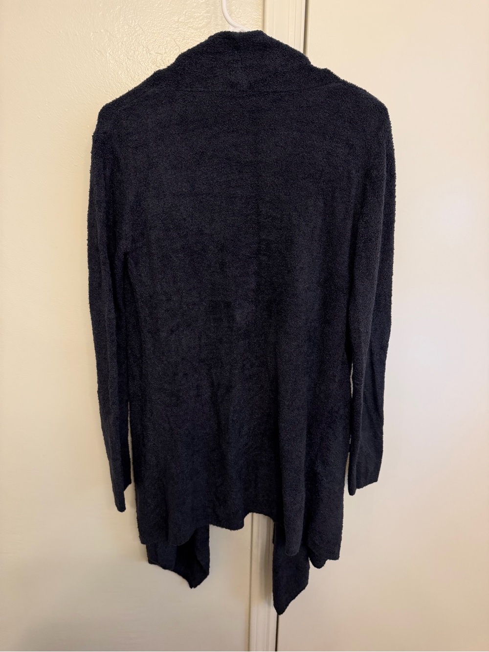 Barefoot Dreams Bamboo Chic Lite Open-Front Cardigan Navy S/M Soft - Picture 7 of 7